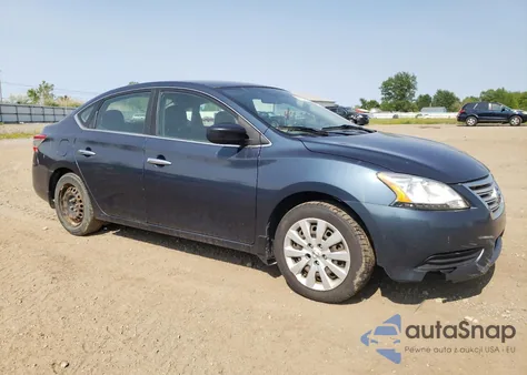 2014 Nissan Sentra S z USA, uszkodzony, nr VIN 1N4AB7AP3EN854659